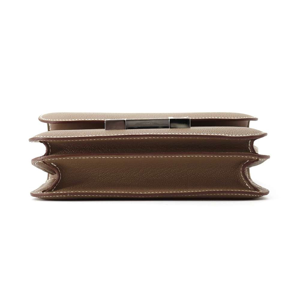 HERMES Constance Miroir Etoupe Chevre Myzore Goatskin Size Mini