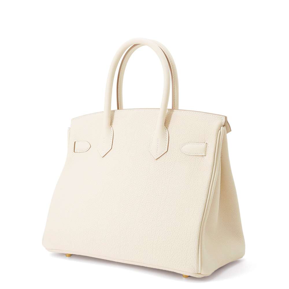 HERMES Birkin Craie Togo Leather Size 30