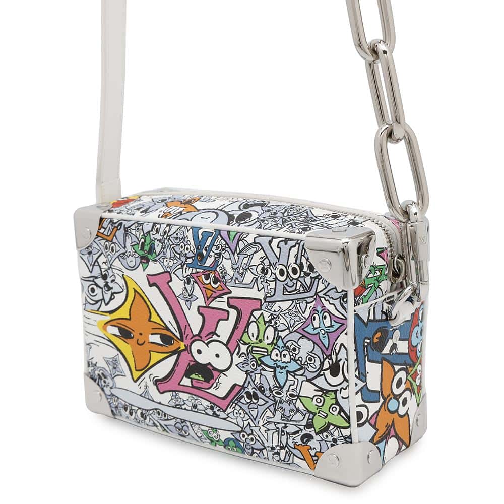 LOUIS VUITTON Mini Soft Trunk White/MulticolorM82008 Monogram・Comic