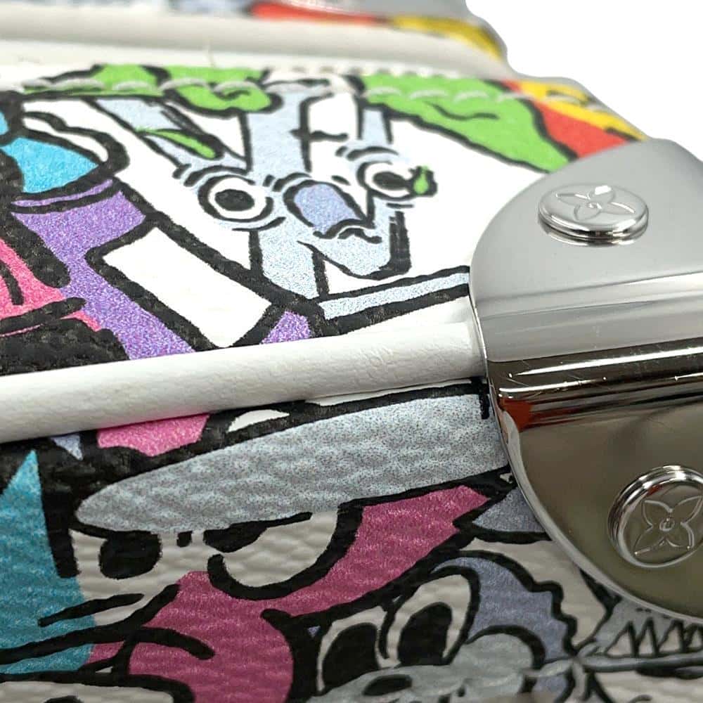 LOUIS VUITTON Mini Soft Trunk White/MulticolorM82008 Monogram・Comic
