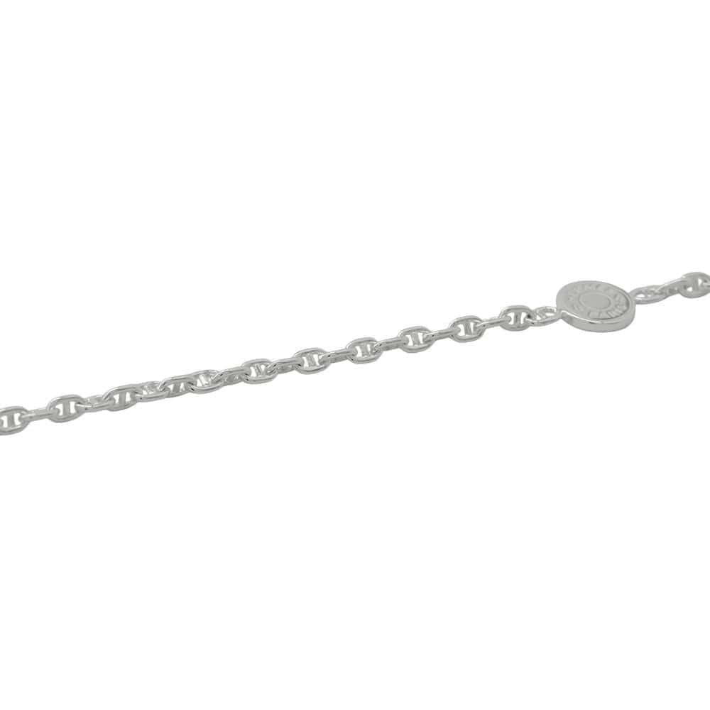 HERMES Chaine d'Ancre Mini Sellier Necklace Size TTPM SV925