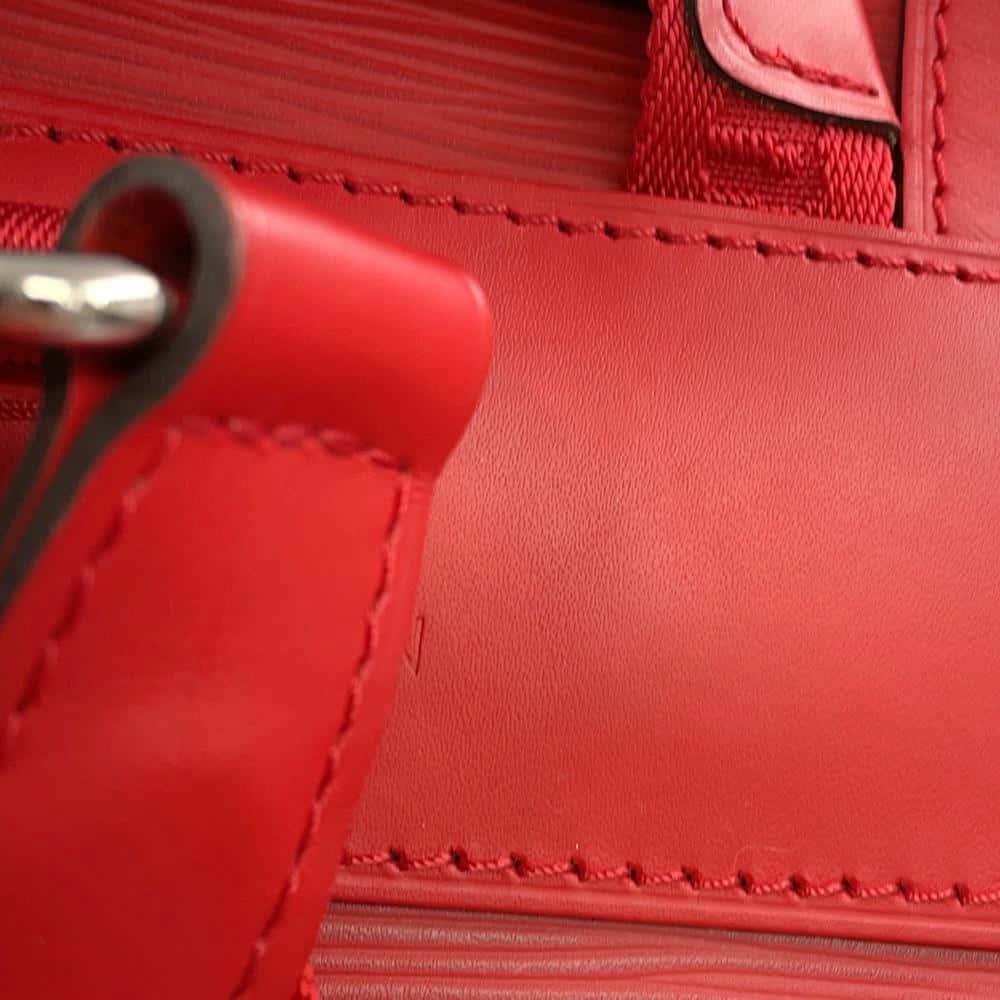LOUIS VUITTON Christopher Red/NoirM53414 Epi Leather Supreme Size PM