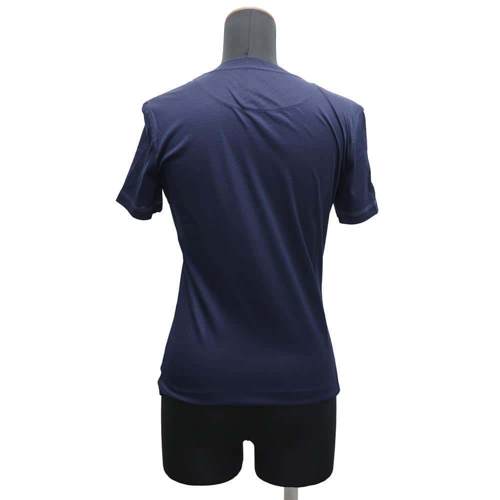 HERMES Jungle Love Cut and Sew Size 34 Navy/White Cotton100%