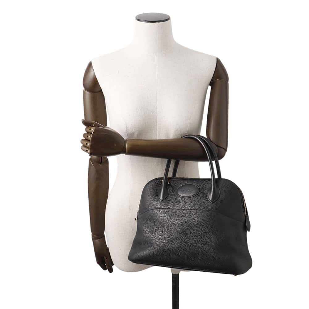 HERMES Bolide Black Taurillon Clemence Size 31