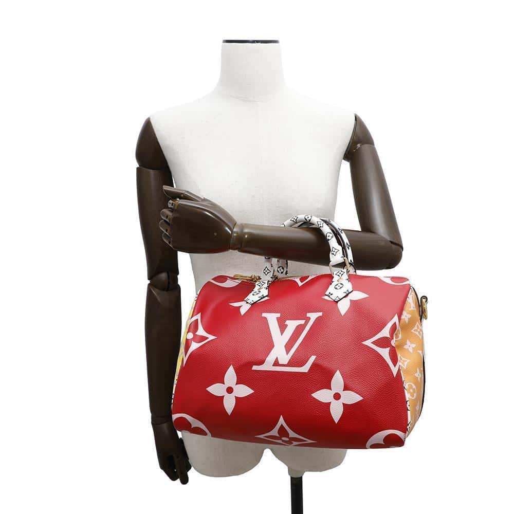 LOUIS VUITTON Speedy - Bandouliere NM RougeM44573 Monogram / Giant Size 30