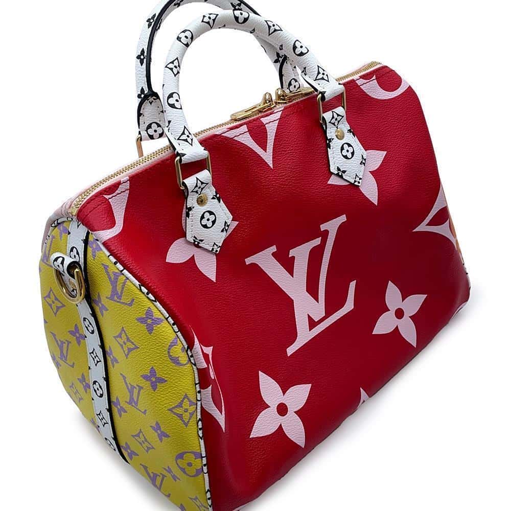 LOUIS VUITTON Speedy - Bandouliere NM RougeM44573 Monogram / Giant Size 30