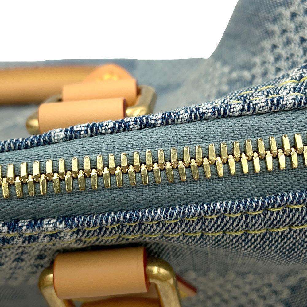 LOUIS VUITTON Speedy Bandouliere BlueN40700 Damier・Denim Size 25