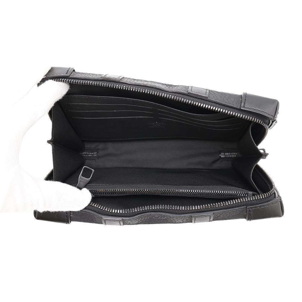 LOUIS VUITTON Soft Trunk / Wallet NoirM80224 Monogram・Taurillon