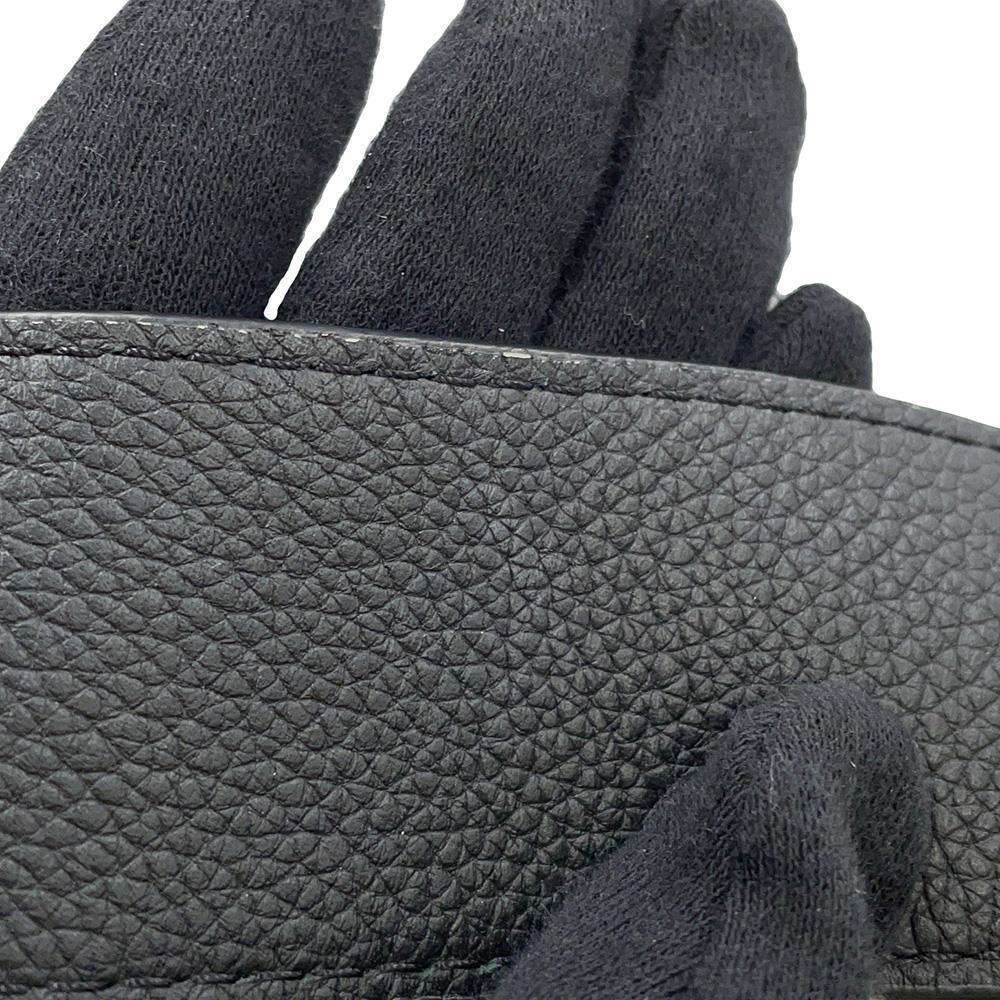 LOUIS VUITTON LV Pont Neuf Soft NoirM58971 Calf Leather Shearling Size PM