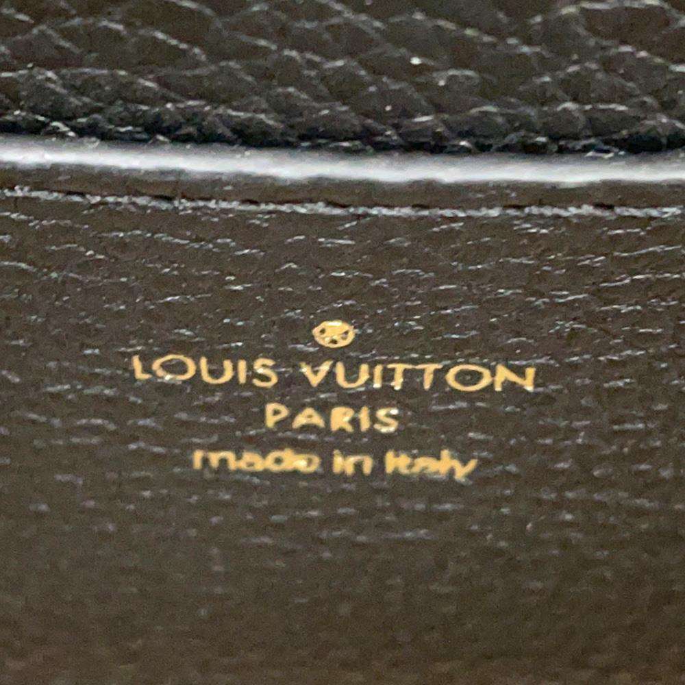 LOUIS VUITTON LV Pont Neuf Soft NoirM58971 Calf Leather Shearling Size PM