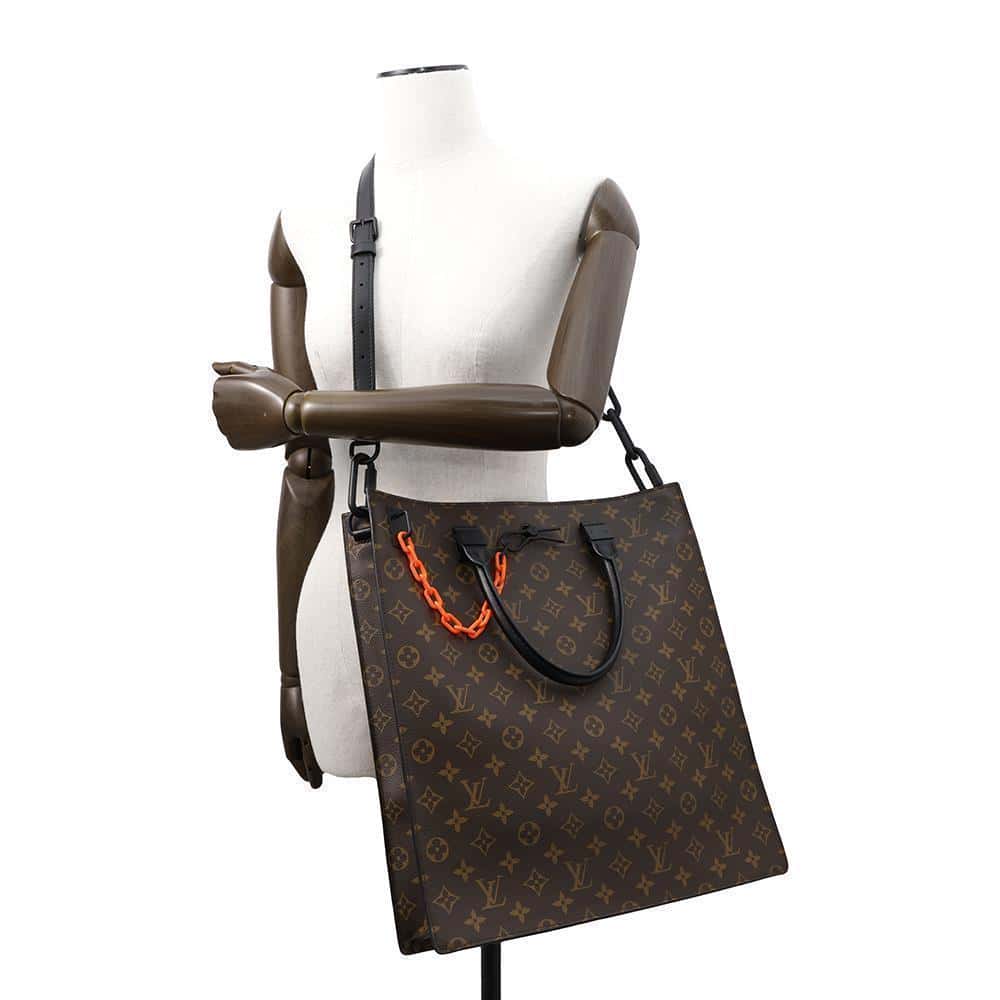 LOUIS VUITTON Sac Plat BlackM44475 Monogram / Solar Powered Ray Virgil Abloh