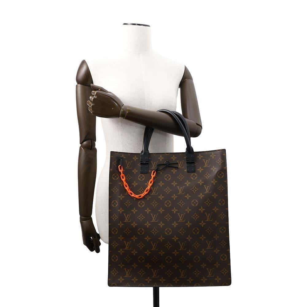 LOUIS VUITTON Sac Plat BlackM44475 Monogram / Solar Powered Ray Virgil Abloh