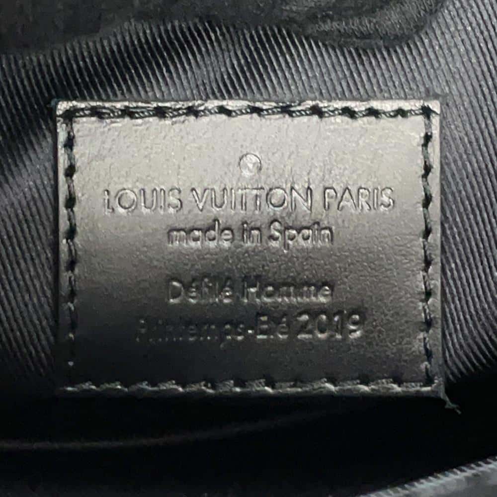 LOUIS VUITTON Sac Plat BlackM44475 Monogram / Solar Powered Ray Virgil Abloh