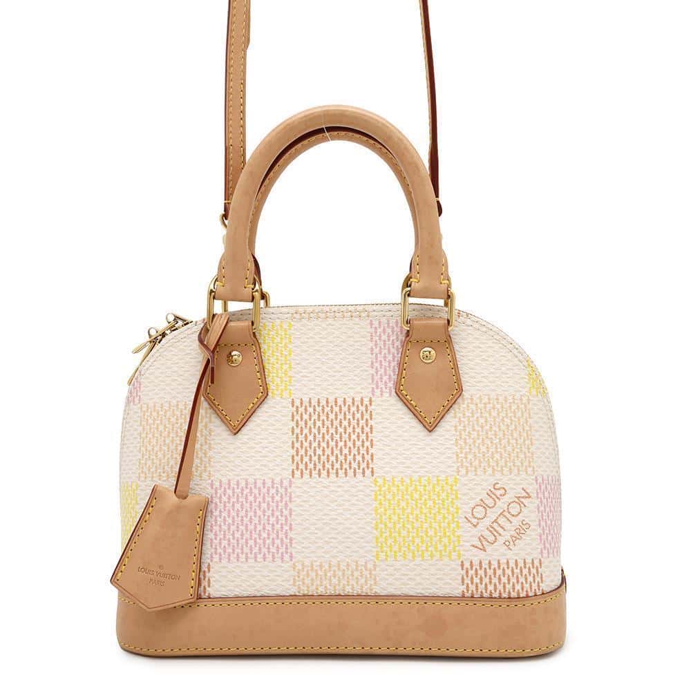 LOUIS VUITTON Alma Damierious PeachN40516 Damier Ebene Canvas Size BB