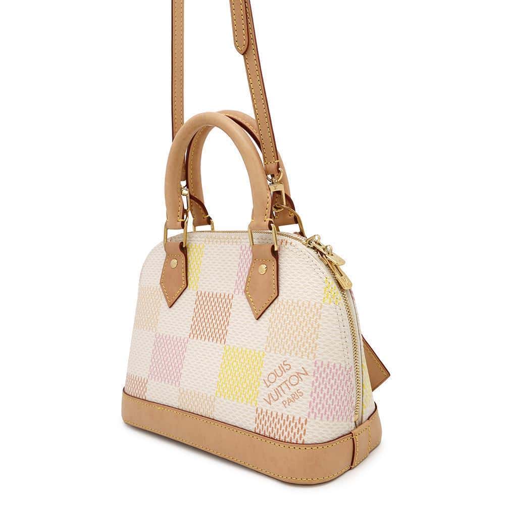 LOUIS VUITTON Alma Damierious PeachN40516 Damier Ebene Canvas Size BB