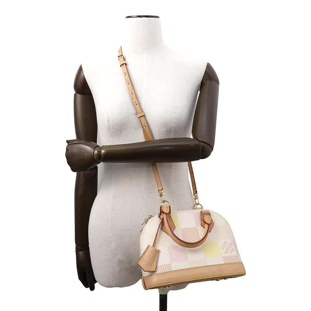 LOUIS VUITTON Alma Damierious PeachN40516 Damier Ebene Canvas Size BB