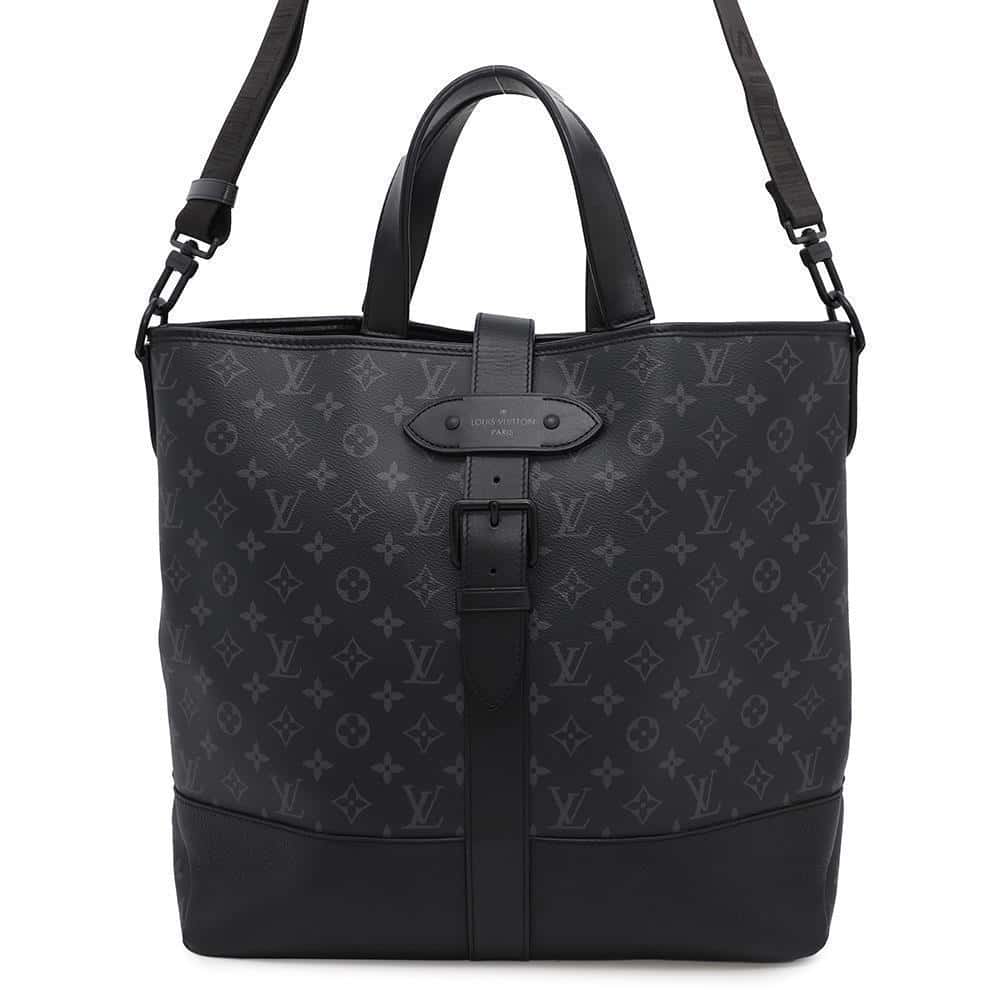 LOUIS VUITTON Saumur tote NoirM45914 Monogram Eclipse