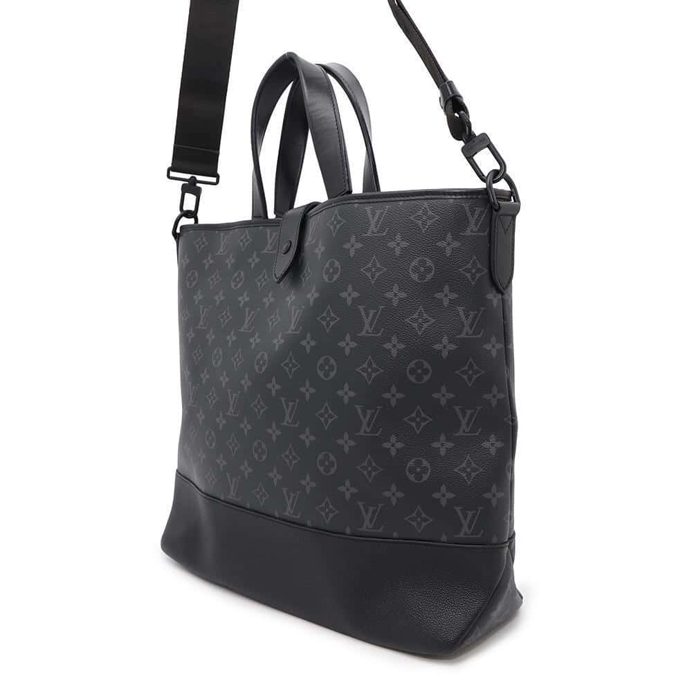 LOUIS VUITTON Saumur tote NoirM45914 Monogram Eclipse