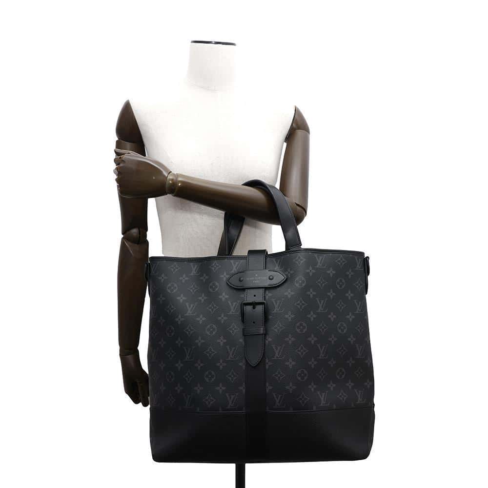 LOUIS VUITTON Saumur tote NoirM45914 Monogram Eclipse
