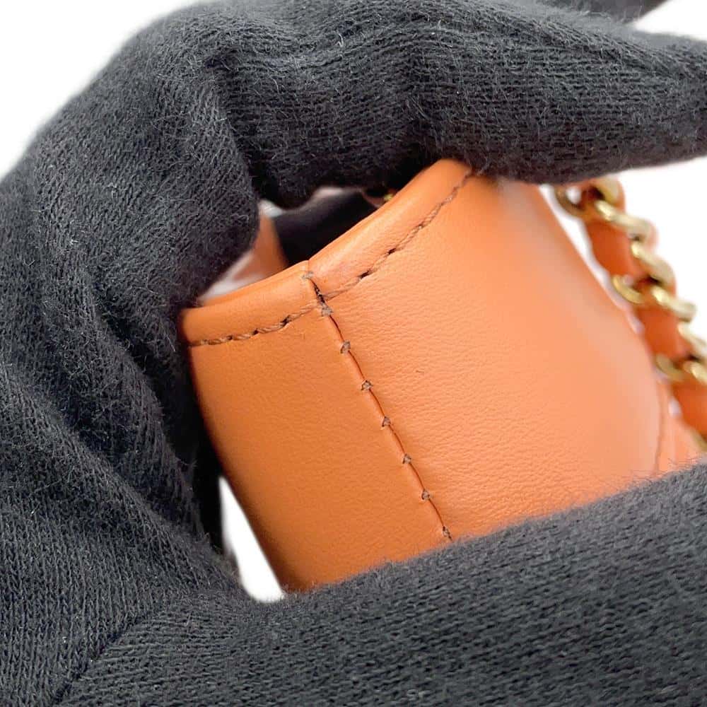 CHANEL CHANEL31 Mini Shopping Bag OrangeAS4133 Calf Leather Size Mini