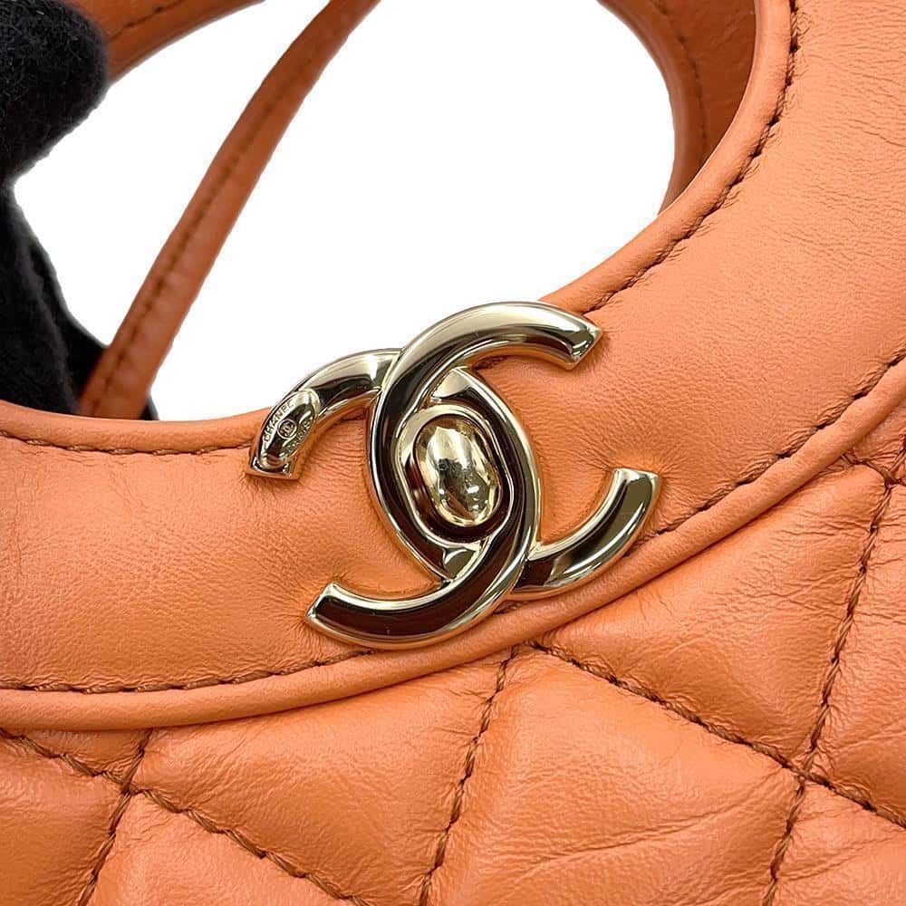 CHANEL CHANEL31 Mini Shopping Bag OrangeAS4133 Calf Leather Size Mini