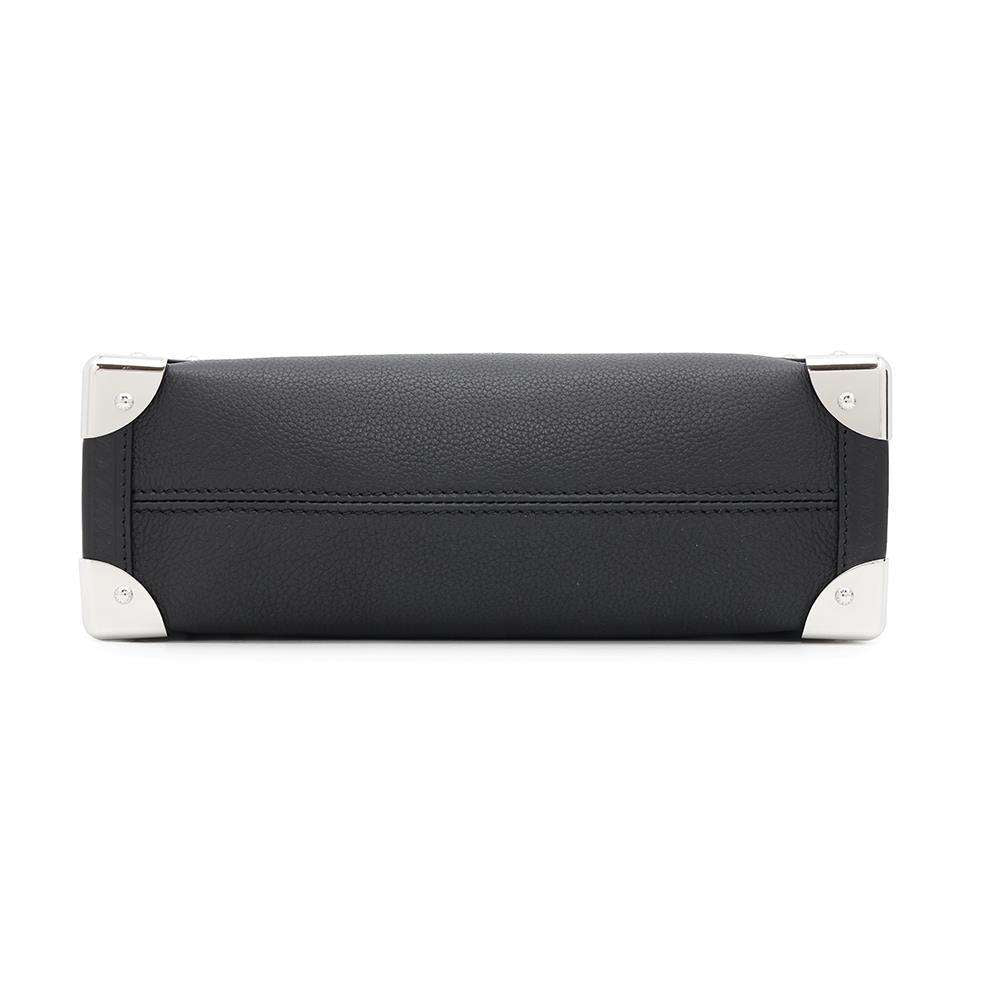 LOUIS VUITTON side trunk NoirM25160 Grained Calf Leather Size MM