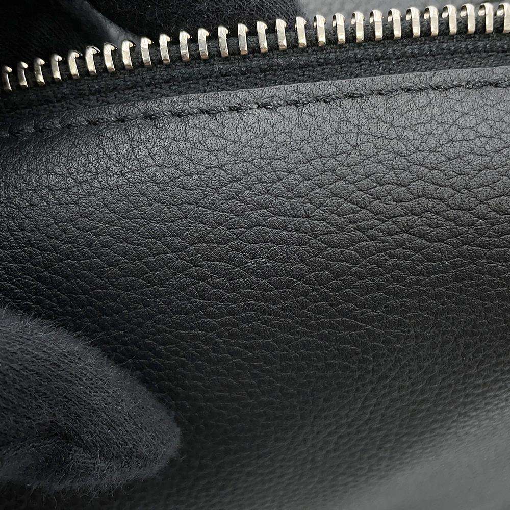 LOUIS VUITTON side trunk NoirM25160 Grained Calf Leather Size MM