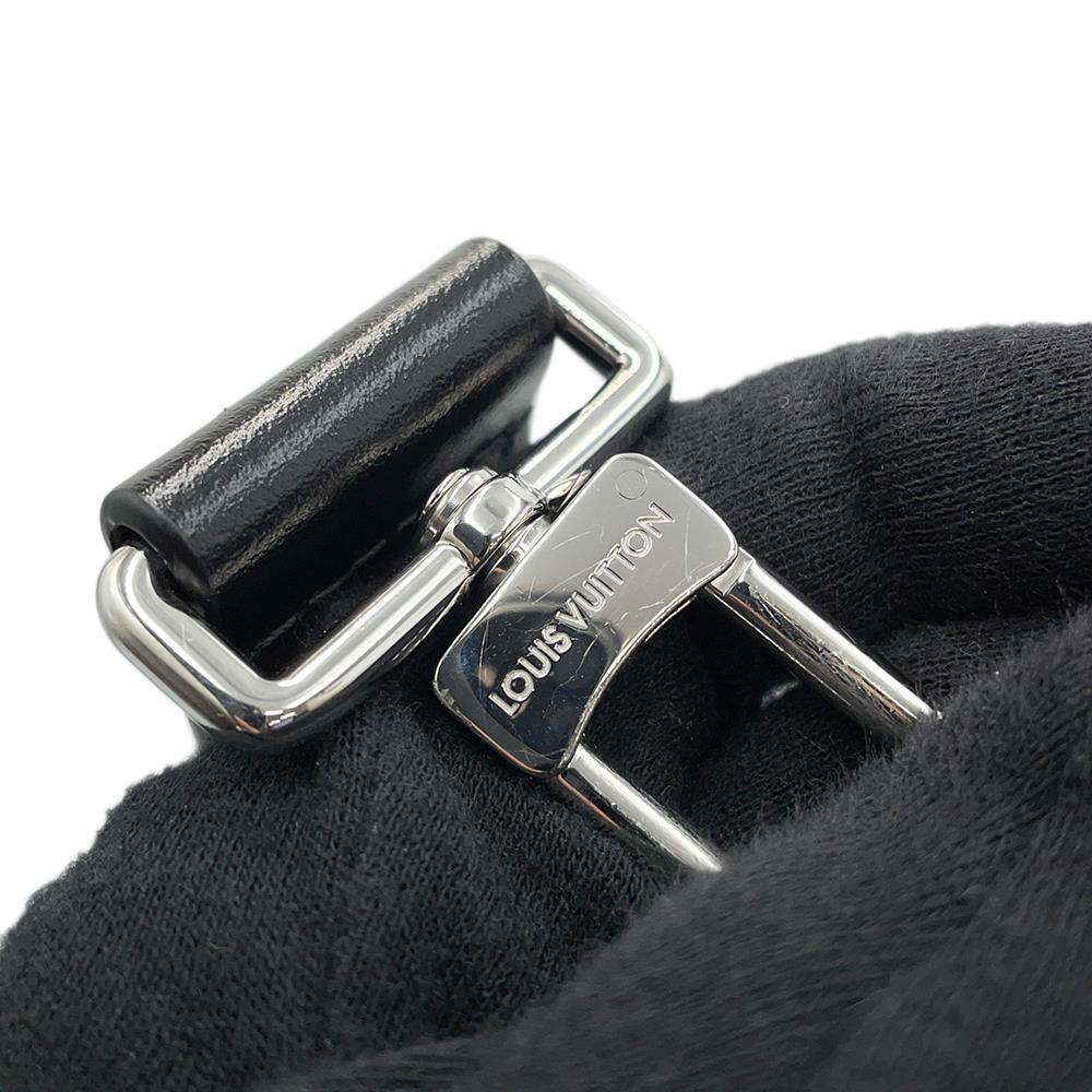 LOUIS VUITTON side trunk NoirM25160 Grained Calf Leather Size MM