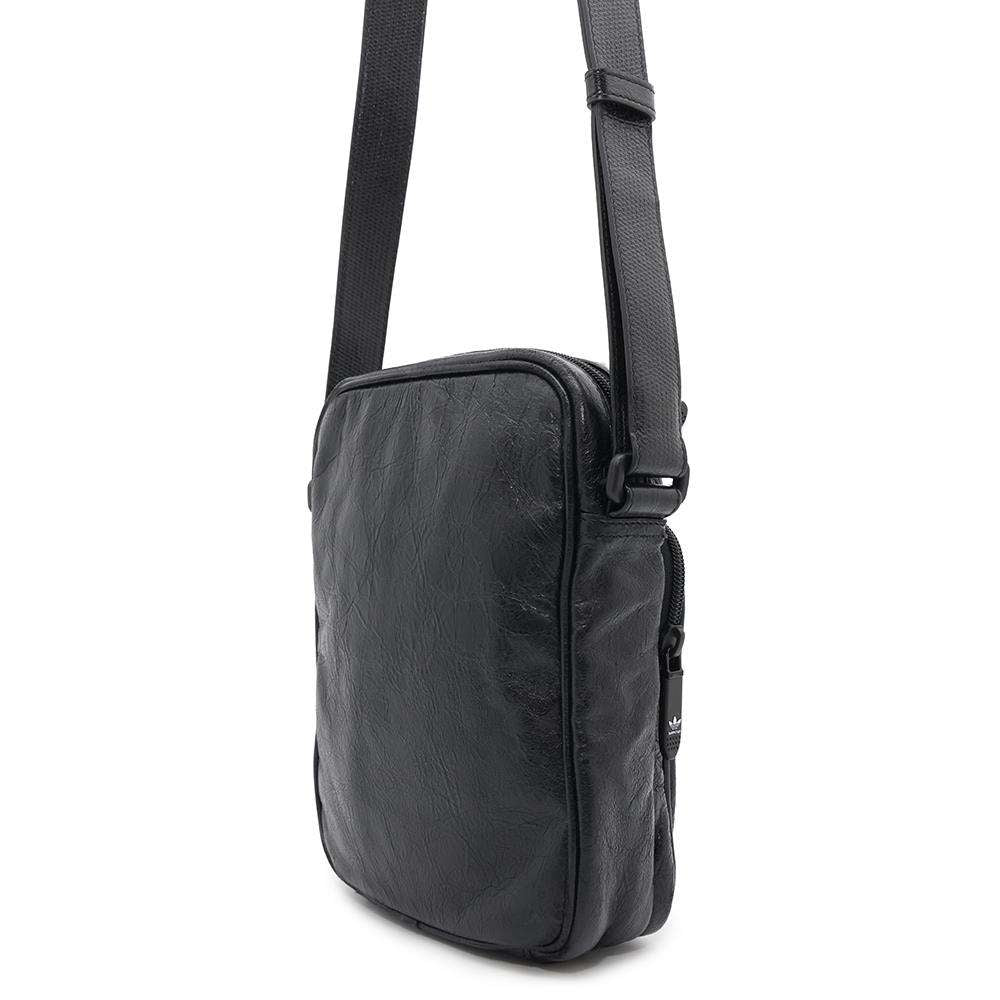 BALENCIAGA Adidas Collaboration Small Crossbody Black721850 Leather