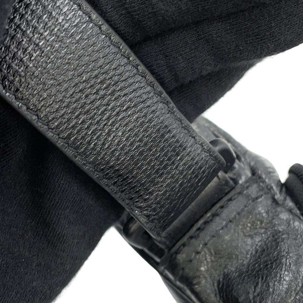 BALENCIAGA Adidas Collaboration Small Crossbody Black721850 Leather