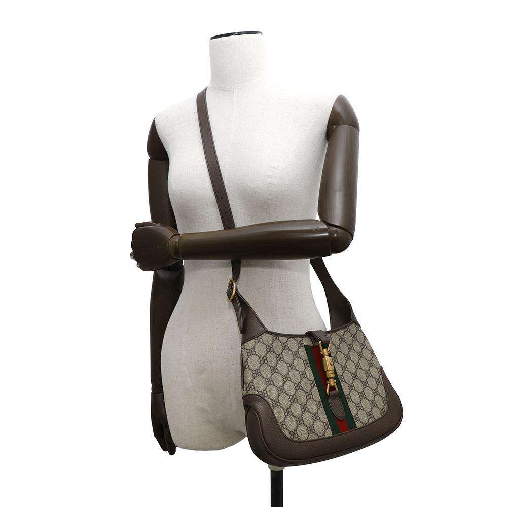 BALENCIAGA Gucci collaboration Jackie1961 The Hacker Project Beige/Brown680118 PVD Leather Size Small
