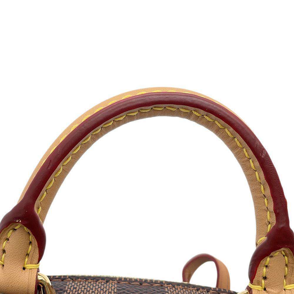 LOUIS VUITTON Valisette Souple BrownN50065 Damier Ebene Canvas Size BB