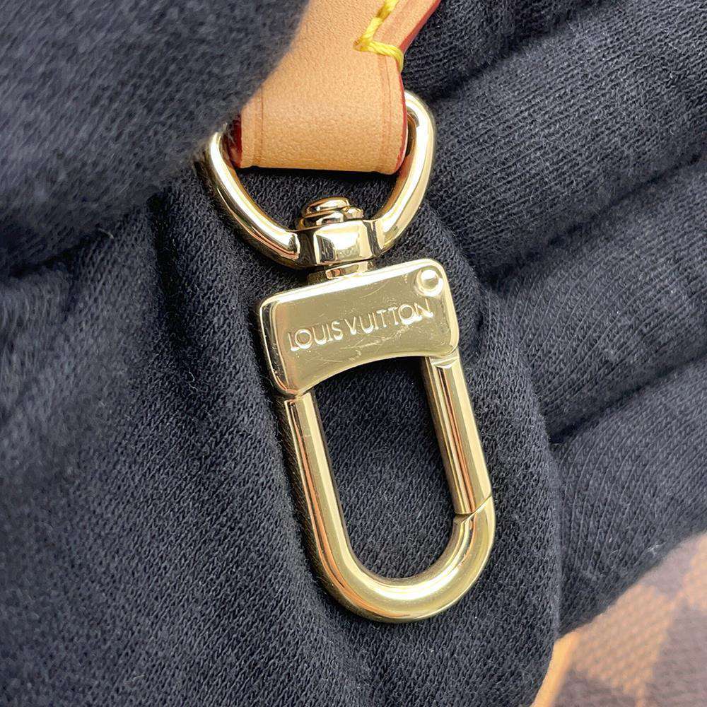 LOUIS VUITTON Valisette Souple BrownN50065 Damier Ebene Canvas Size BB