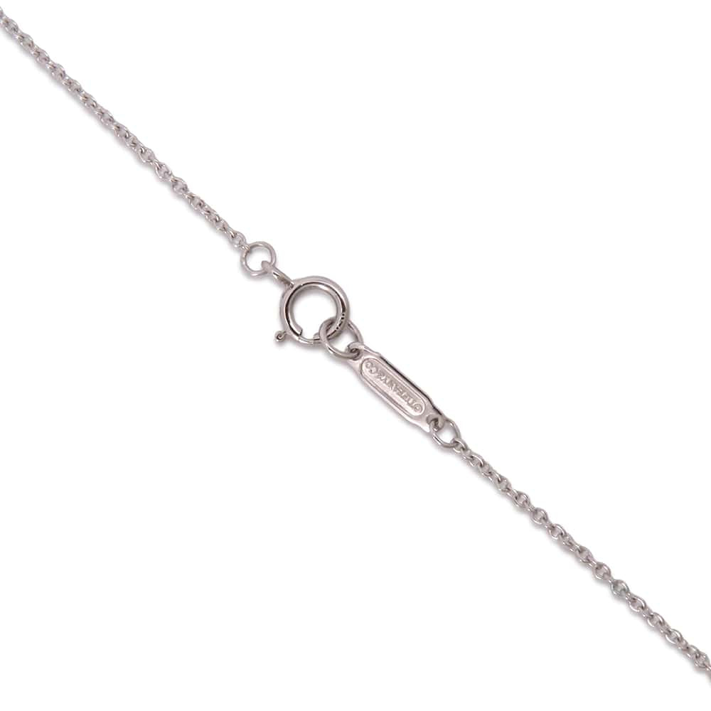 TIFFANY&Co. Quatra Heart Key Necklace Pt950