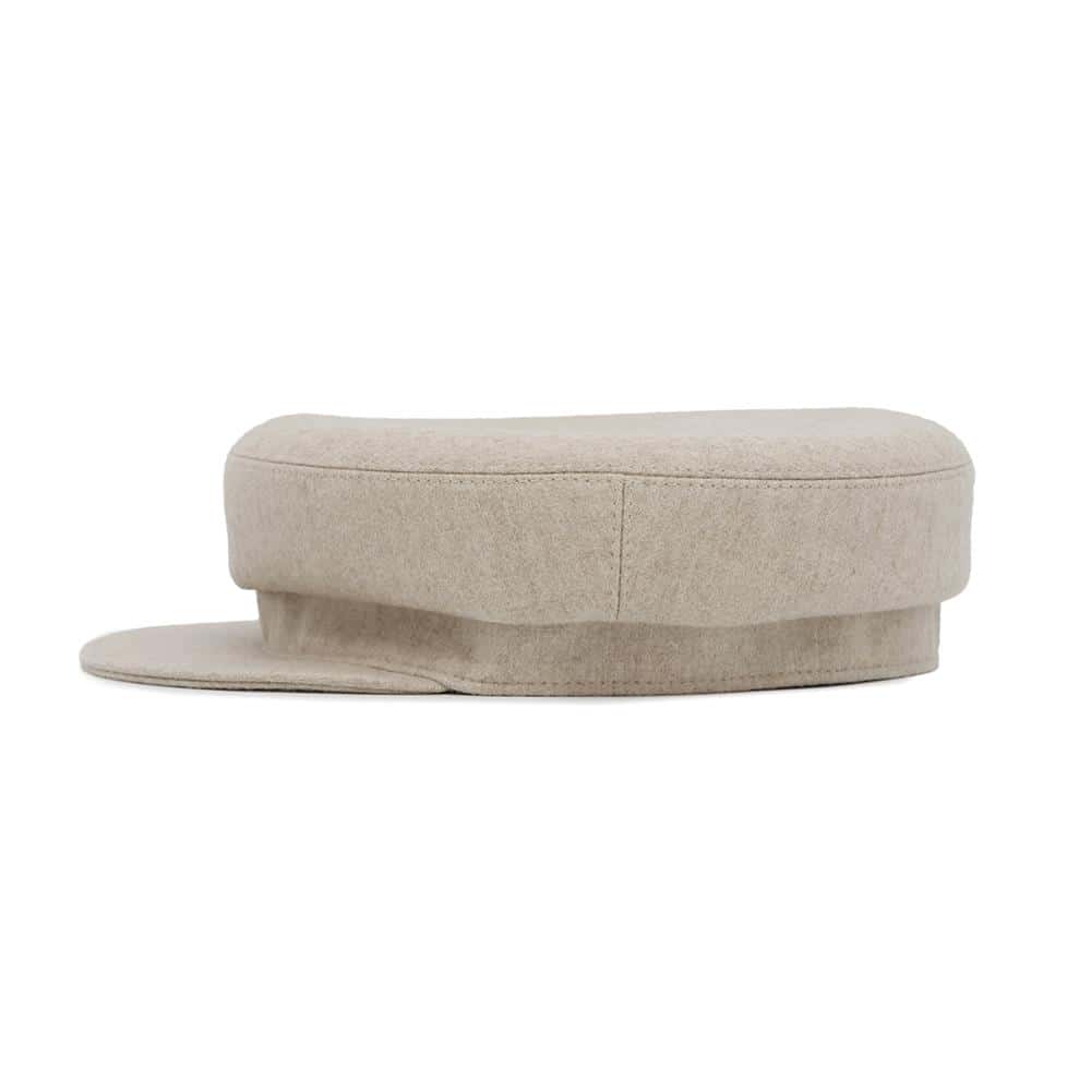 HERMES Cap Deauville Size 58 Greige Cashmere100%