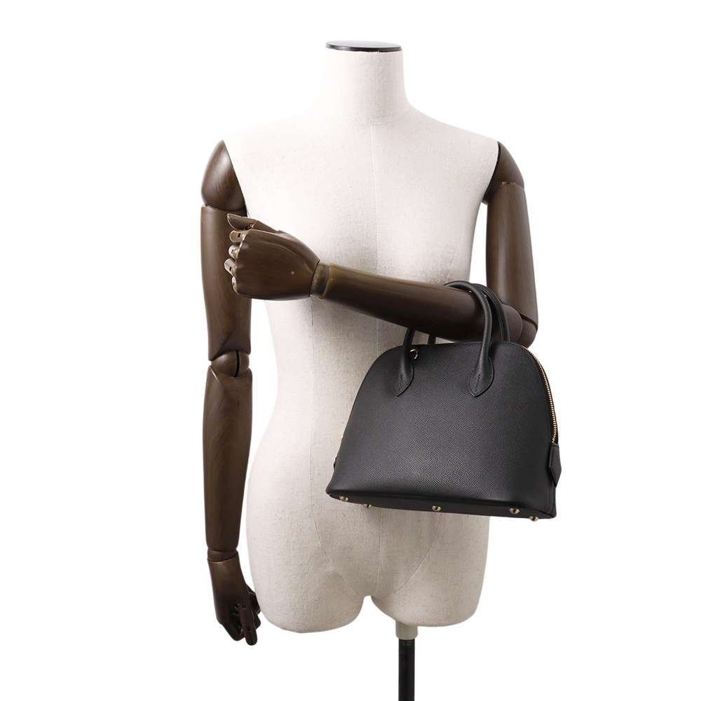HERMES Bolide 1923 Black Epsom Size 25