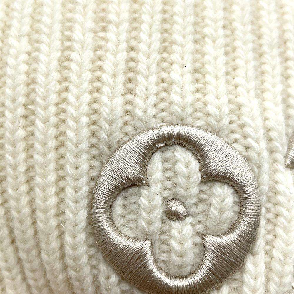 LOUIS VUITTON Pone LV Headline BlancM77873 Wool 100%