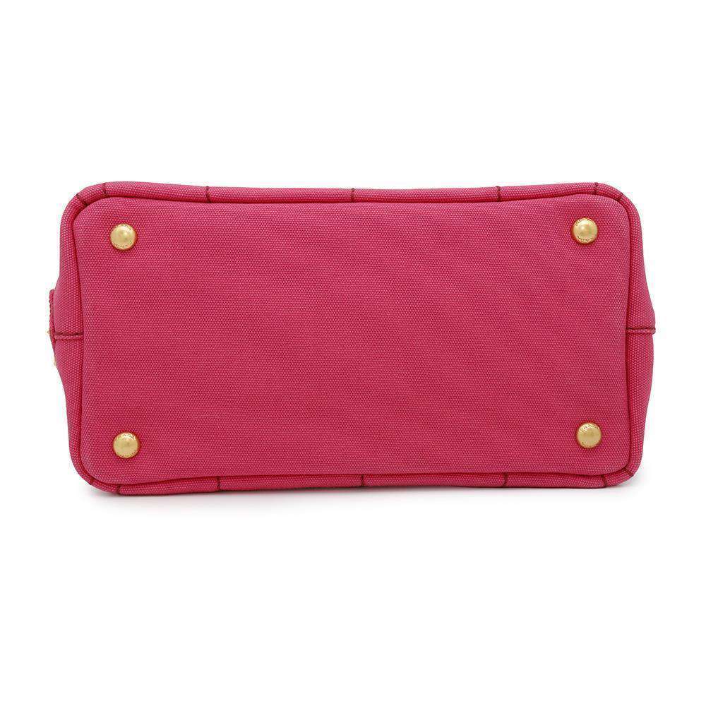 PRADA Canapa ShoulderTote Bag Pink1BG439 Canvas
