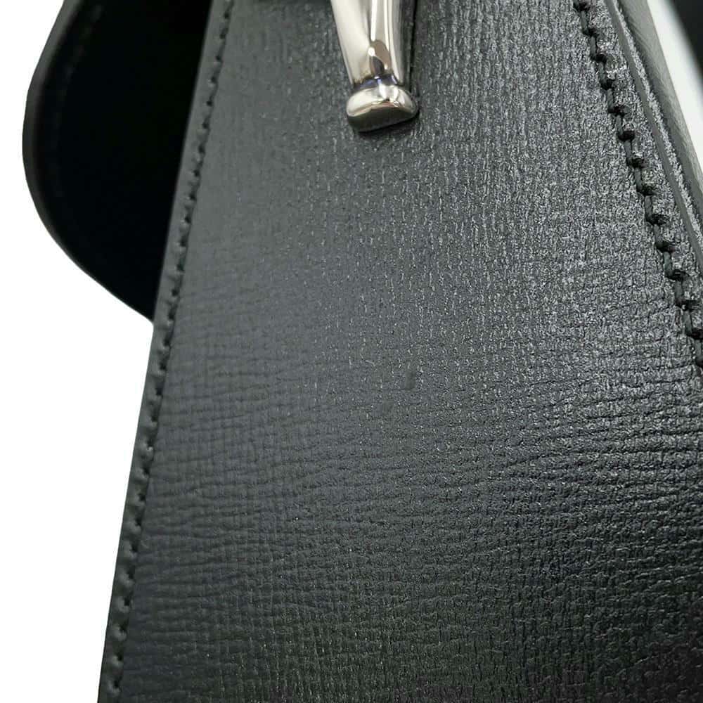 GUCCI Horsebit 1955 Shoulder Black764155 Leather Size Small