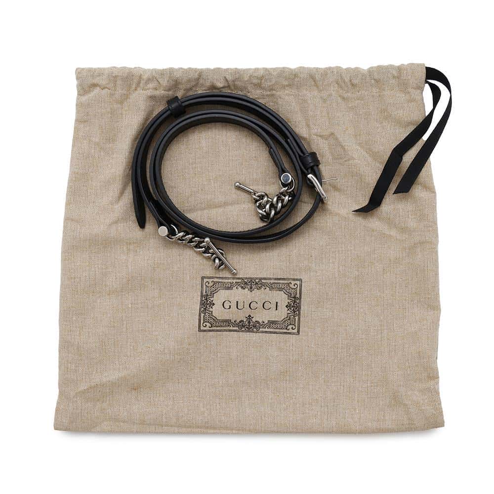 GUCCI Petite Mini Black739722 Leather Size Mini