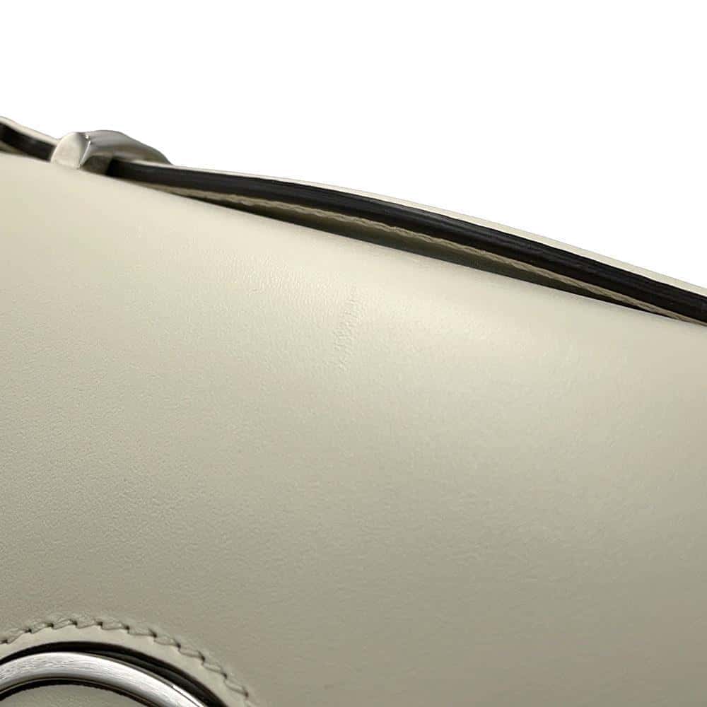 GUCCI Petite Mini Ivory739722 Leather