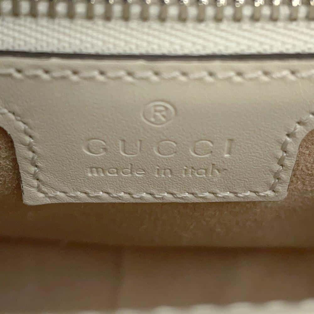 GUCCI Petite Mini Ivory739722 Leather