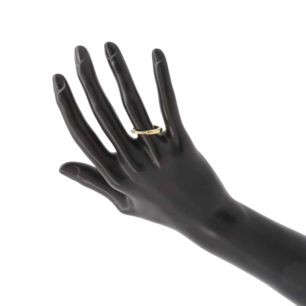 TIFFANY&Co. Padlock Ring Size #10 18K Yellow Gold