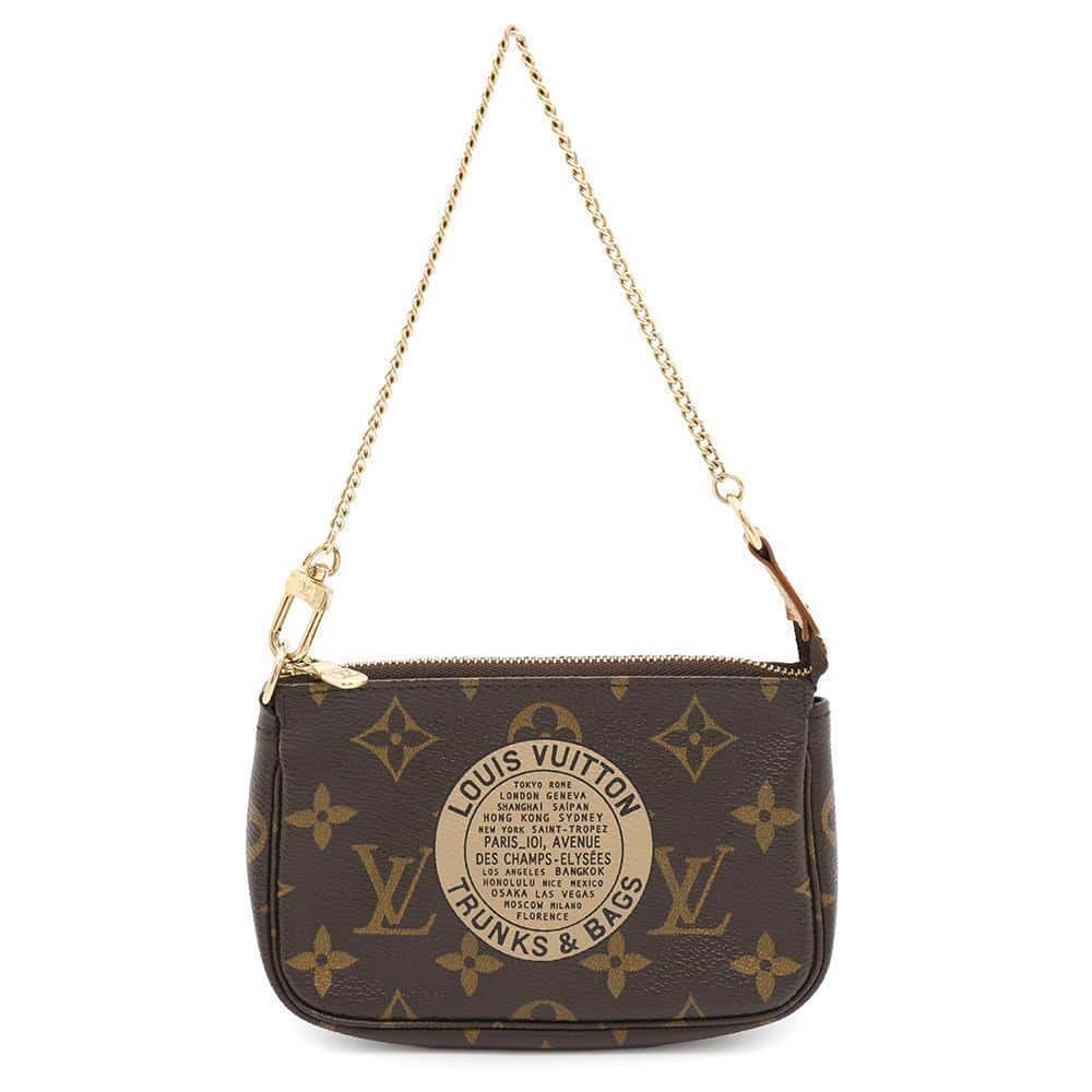 LOUIS VUITTON Mini Pochette Accessoires T&B BrownM60153 Monogram