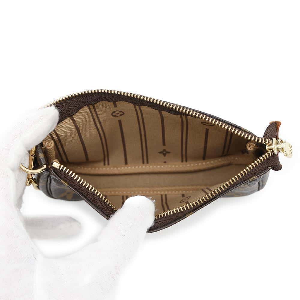 LOUIS VUITTON Mini Pochette Accessoires T&B BrownM60153 Monogram