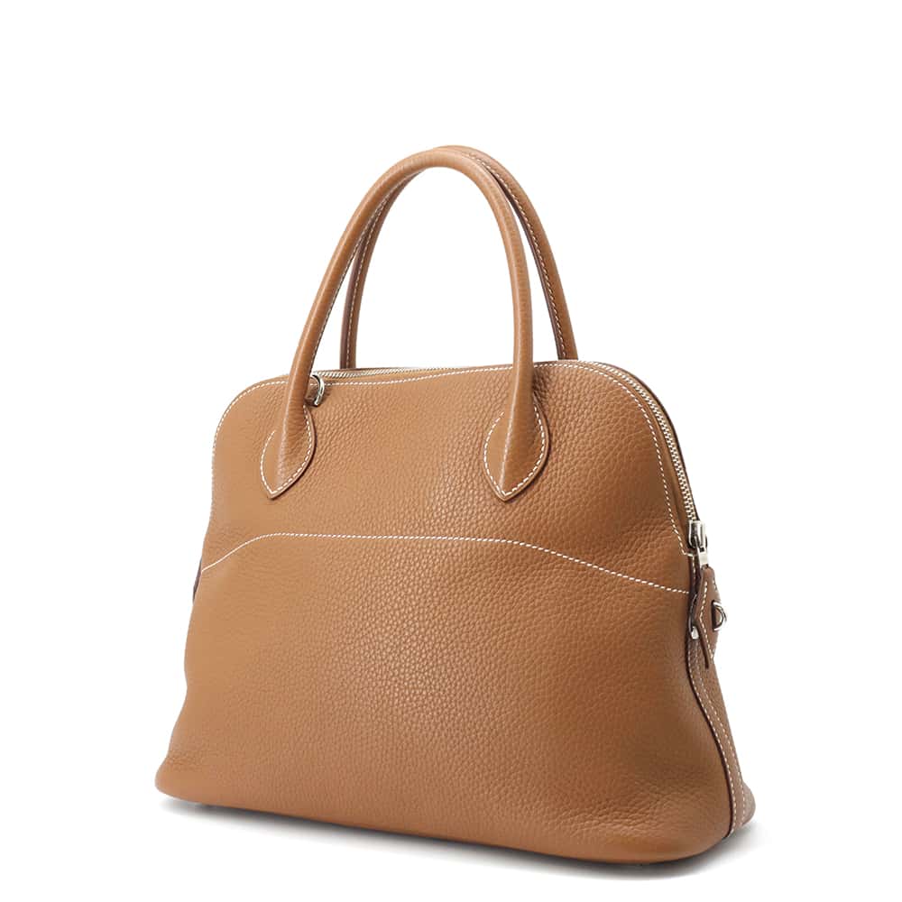 HERMES Bolide Gold Taurillon Clemence Size 31