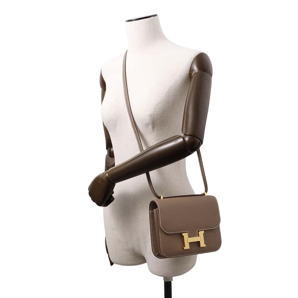HERMES Constance3 Miroir Etoupe Epsom Size Mini