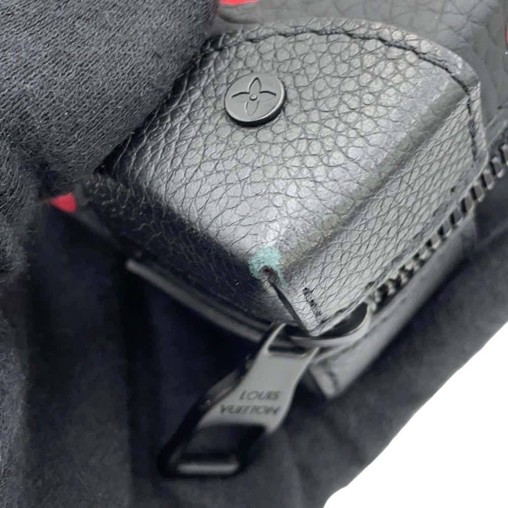 LOUIS VUITTON LV × YK Soft Trunk Wallet NoirM81905 Monogram・Taurillon Infinity Dot