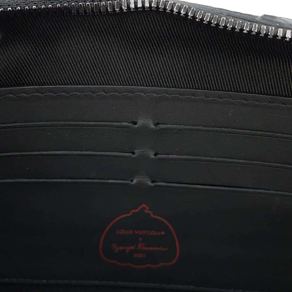 LOUIS VUITTON LV × YK Soft Trunk Wallet NoirM81905 Monogram・Taurillon Infinity Dot