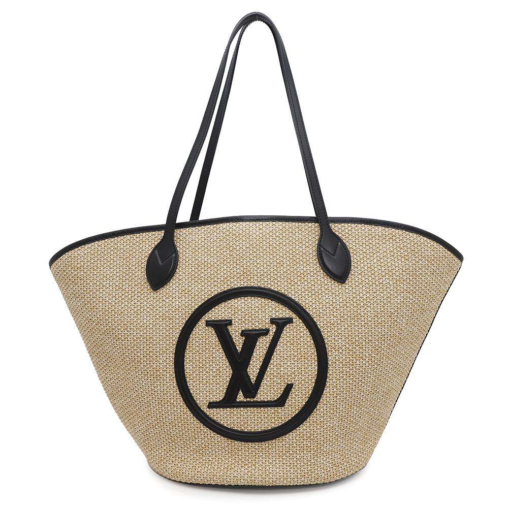 LOUIS VUITTON Saint Jacques NoirM59808 Raffia Leather